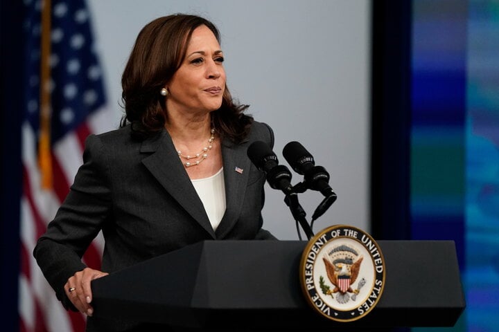 Phó Tổng thống Mỹ Kamala Harris. (Ảnh: Reuters)