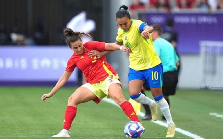 Nữ Brazil chạm trán Nữ Tây Ban Nha tại Olympic bóng đá nữ