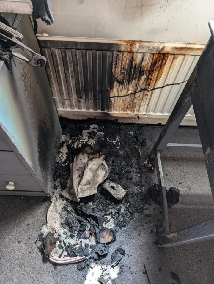 Hiện trường vụ cháy. (Ảnh: SWNS)