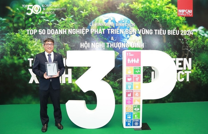 Ông Nguyễn An Duy cho biết, Giải thưởng là niềm khích lệ to lớn cho Imexpharm tiếp tục theo đuổi mục tiêu phát triển bền vững vì sự phát triển của cộng đồng. (Ảnh: Imexpharm)