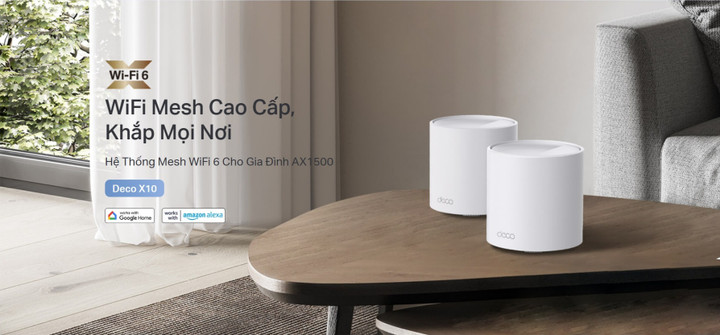 TP-Link Deco X10 Mesh Wi-Fi - Giải pháp mạng Wi-Fi hoàn hảo cho gia đình và SMB - 1