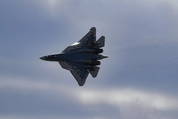 Máy bay chiến đấu Su-57 của Nga.