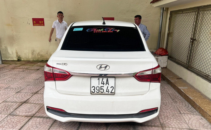 Cơ quan công an đã tạm giữ xe ô tô gây tai nạn khiến thanh niên quê Lạng Sơn tử vong. (Ảnh: Công an tỉnh Quảng Ninh)