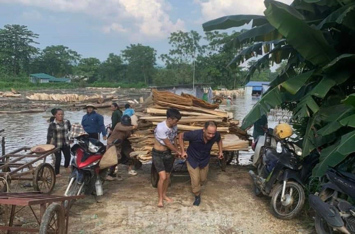 Thủy điện Thác Bà xả lũ gây ngập nhiều nhà dân, xưởng sản xuất ở Yên Bái - 8