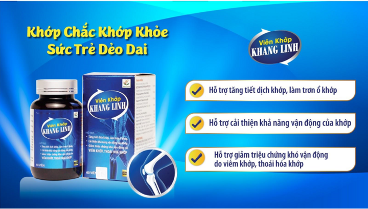 Viên khớp Khang Linh - dự phòng cho người trẻ, sức khỏe cho người già - 3