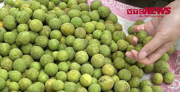 Cách cạo vỏ sấu nhanh chóng, hiệu quả. (Ảnh: Hương Mơ)