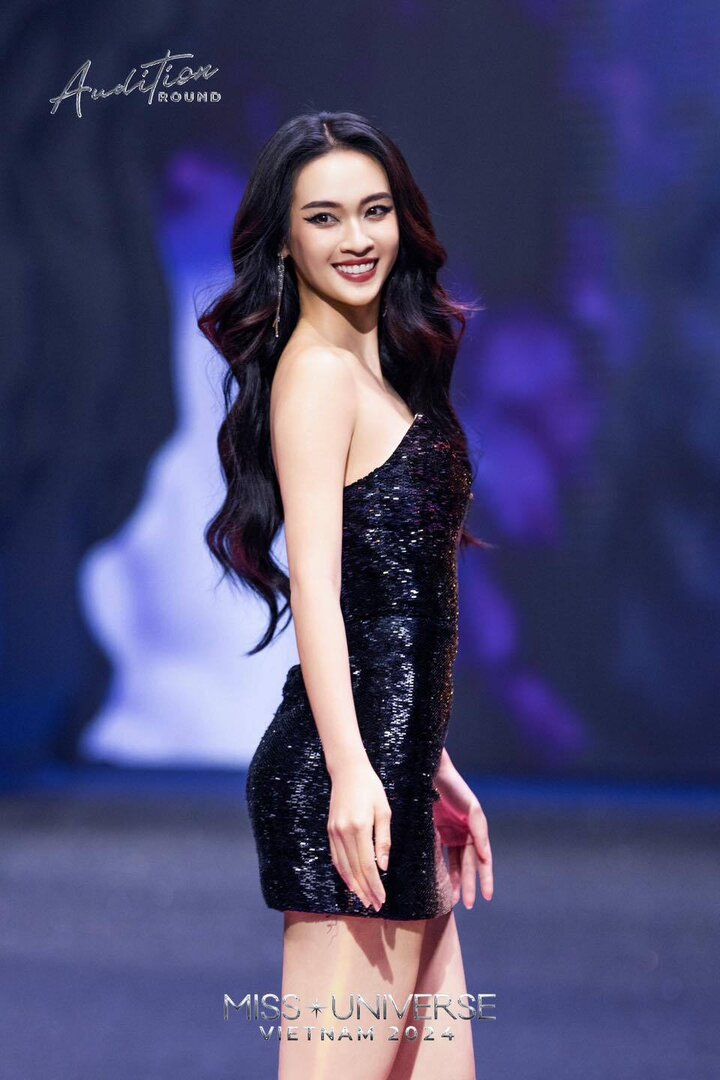 Dàn thí sinh Miss Universe Vietnam 2024 còn gây chú ý với sự xuất hiện của Vũ Thuý Quỳnh.