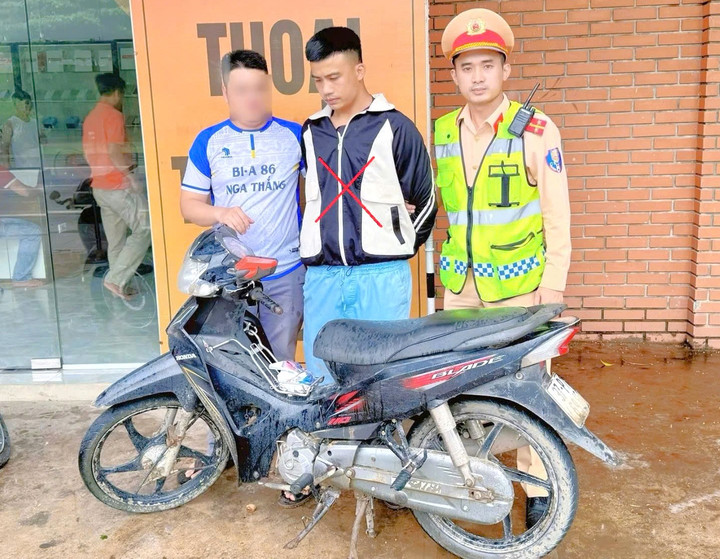 Đối tượng Cao Trọng Viễn bị cơ quan công an bắt giữ.