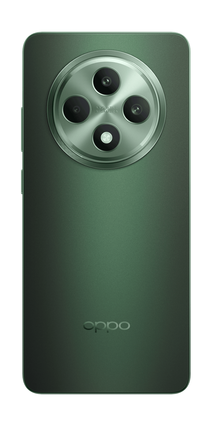 OPPO Reno12 F sở hữu thiết kế vuông vức tối giản.