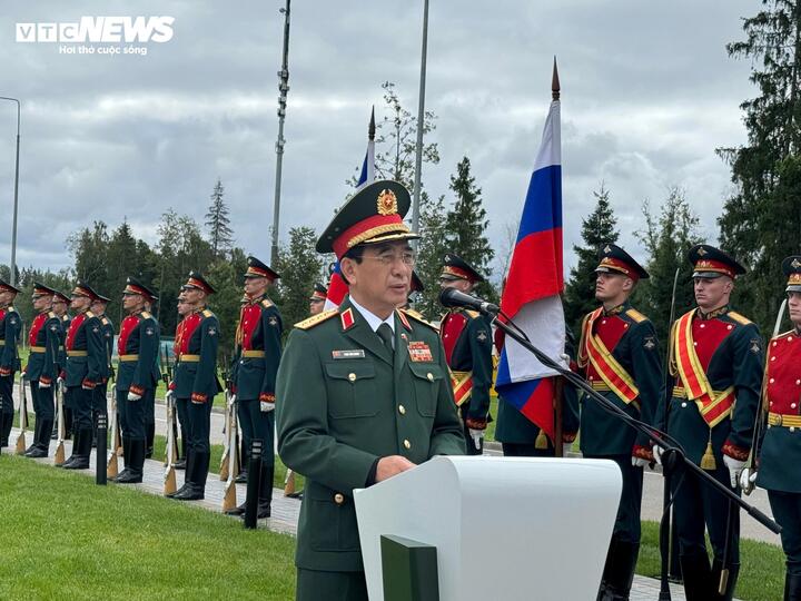 Đại tướng Phan Văn Giang phát biểu tại Lễ khánh thành.