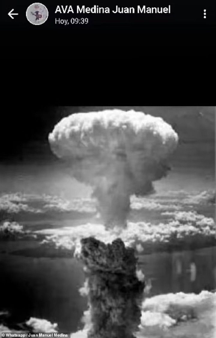 Medina đăng một bài viết đầy ẩn ý trên WhatsApp. (Ảnh: Whatsapp)