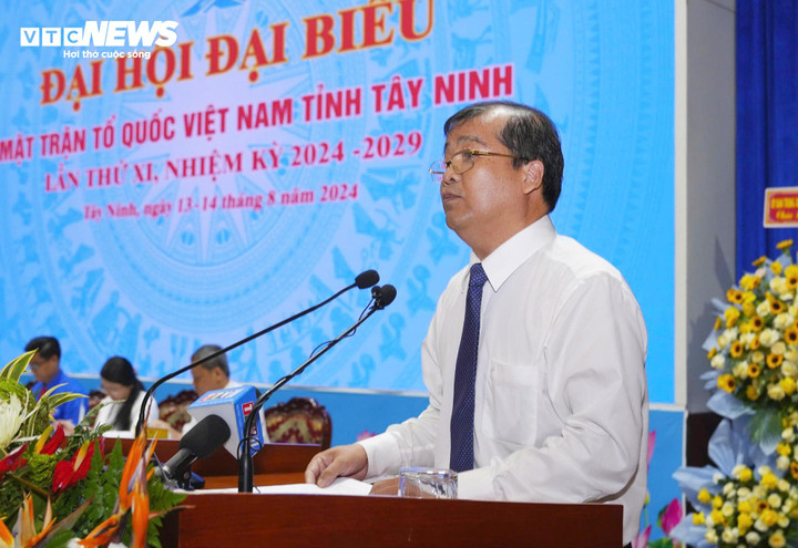 Ông Võ Đức Trong, Chủ tịch Ủy ban MTTQ Việt Nam tỉnh Tây Ninh.