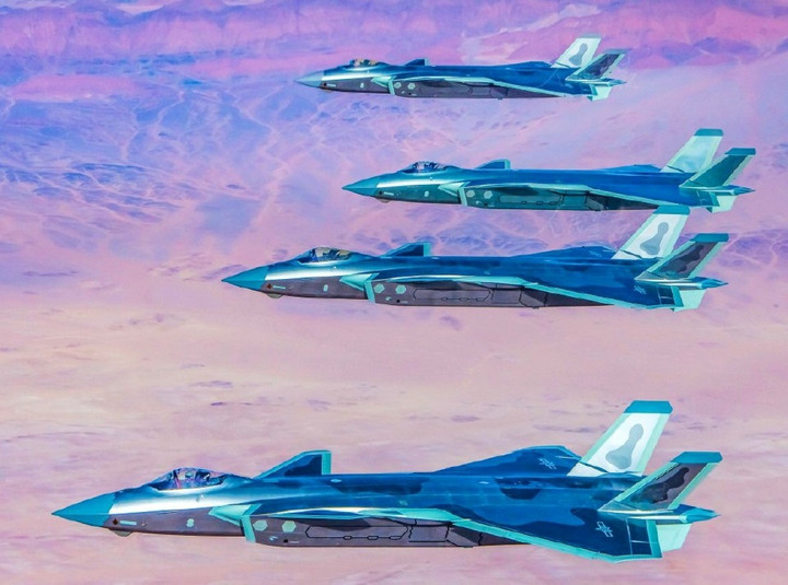 Chiến đấu cơ J-20 của Trung Quốc.