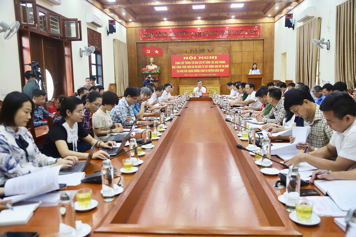 Quang cảnh hội nghị. (Ảnh: Cổng thông tin điện tử TP Hải Phòng)