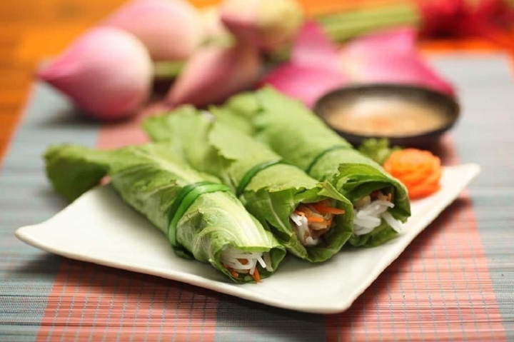 Cuốn diếp – giữ nguyên hương vị thuần Việt.