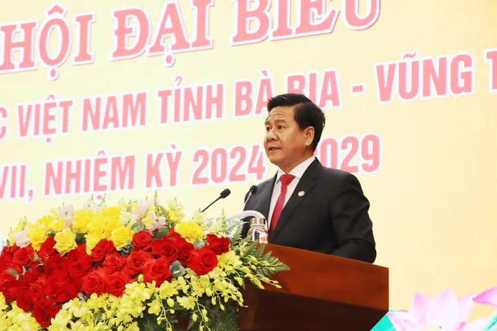 Ông Bùi Chí Thành, Chủ tịch Ủy ban MTTQ Việt Nam tỉnh Bà Rịa - Vũng Tàu. (Ảnh: Diễm Quỳnh)