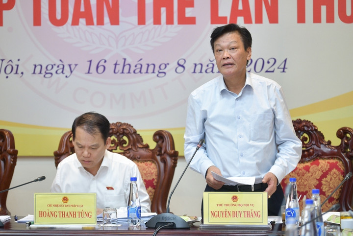 Thứ trưởng Bộ Nội vụ Nguyễn Duy Thăng.