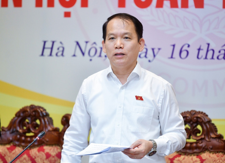 Chủ nhiệm Ủy ban Pháp luật Hoàng Thanh Tùng.