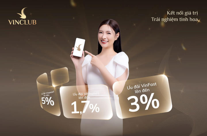 VinClub tung ra các chính sách ưu đãi chiết khấu và tích Vpoint hấp dẫn, áp dụng cho các sản phẩm dịch vụ của các công ty thành viên và đối tác trong hệ sinh thái Vingroup.