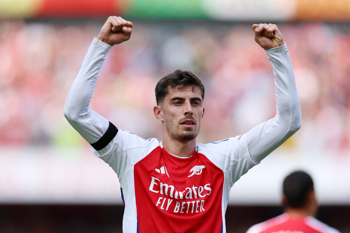 Havertz ghi bàn đầu tiên cho Arsenal trong mùa giải. (Ảnh: Reuters)