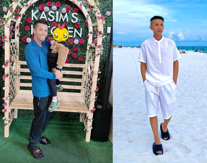 Từ chàng ca sĩ cao lớn, vạm vỡ, Kasim Hoàng Vũ trông gầy yếu và xuống dốc phong độ vì bệnh tật.