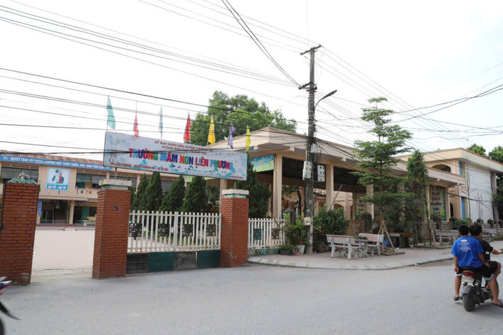 Trường mầm non xã Liên Phương.