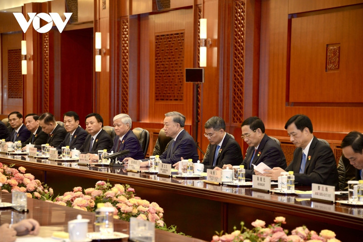 Tổng Bí thư, Chủ tịch nước Tô Lâm và đoàn đại biểu Việt Nam.