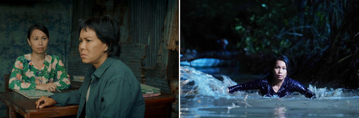 Một vài cảnh quay của Cẩm Ly trong quá trình làm phim Ma Da.