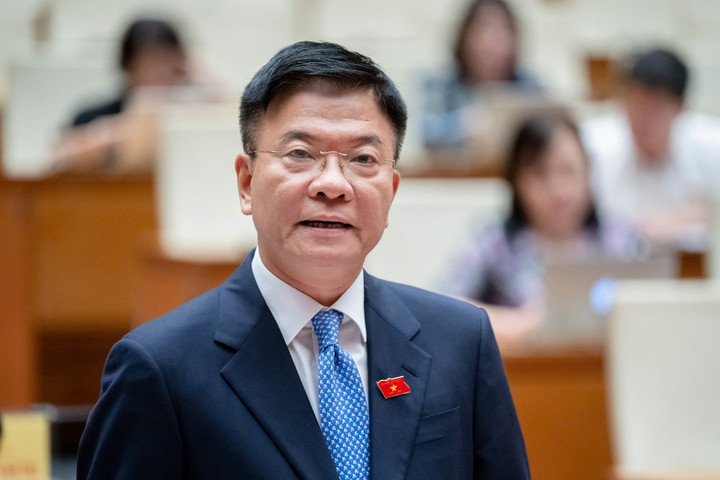 Phó Thủ tướng, Bộ trưởng Tư pháp Lê Thành Long. (Ảnh: quochoi.vn)