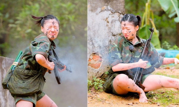 Em gái Trấn Thành làm tiểu đội trưởng