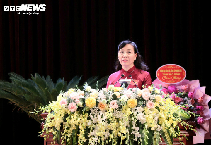 Bà Nguyễn Thị Hà được Đại hội tín nhiệm, hiệp thương cử tiếp tục giữ chức Chủ tịch Ủy ban MTTQ Việt Nam tỉnh Bắc Ninh khóa XIV, nhiệm kỳ 2024 - 2029.