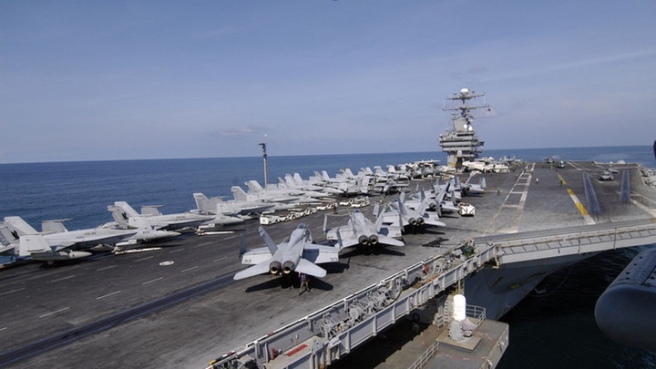 USS Abraham Lincoln.