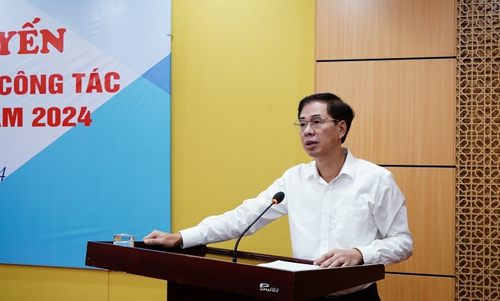 Phó Tổng Giám đốc Đào Việt An phát biểu tại hội nghị.