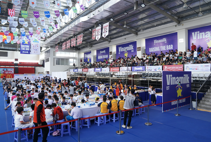 Thí sinh tham dự vòng chung kết ROBOTACON WRO 2024 khu vực miền Trung và Nam Bộ tại TP.HCM.