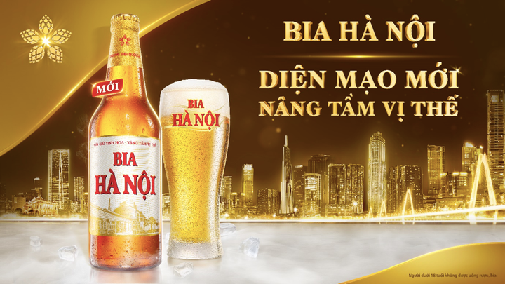Bia Hà Nội - phiên bản bia chai 450ml thay đổi diện mạo mới, nâng tầm vị thế - 1