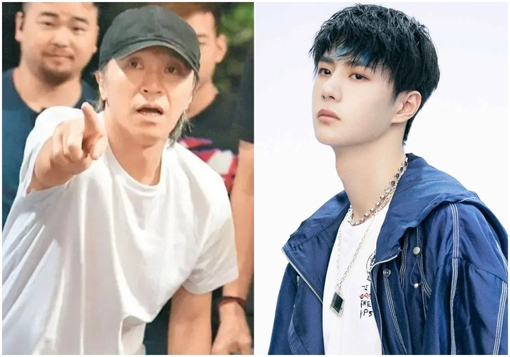 Thông tin Vương Nhất Bác (ảnh phải) đóng phim của Châu Tinh Trì gây xôn xao.