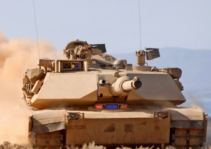 Xe tăng chiến đấu chủ lực Abrams M1. (Ảnh: Wikipedia)