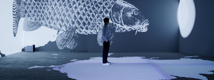 Người xem choáng ngợp với không gian nghệ thuật tại Triển lãm đa giác quan Hokusai by VPBank.