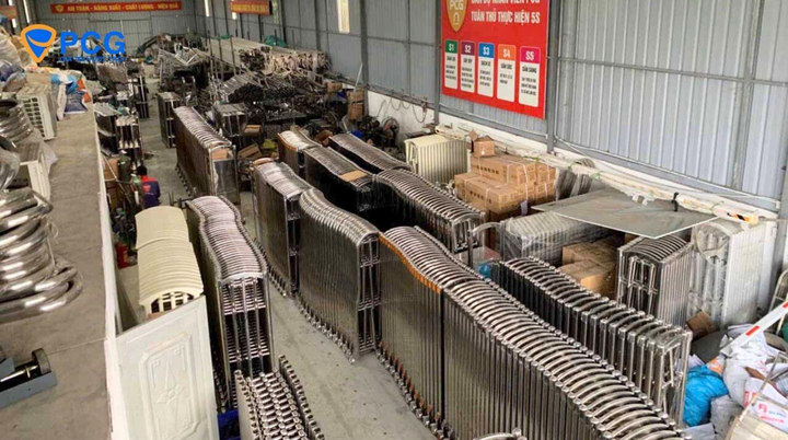 Sản phẩm đa dạng tại nhà máy PCG Gate.