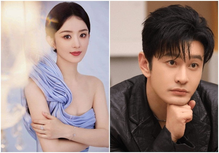 Triệu Lệ Dĩnh (trái) được fan ủng hộ khi đóng chung với Huỳnh Hiểu Minh.