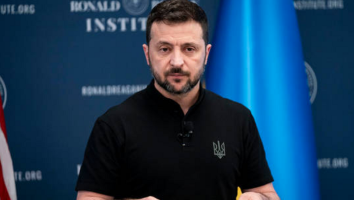Tổng thống Ukraine Volodymyr Zelensky. (Ảnh: Getty)