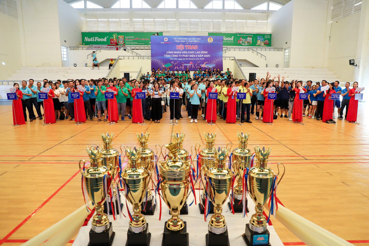 Quang cảnh buổi hội thao.