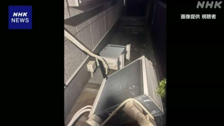 Thiệt hại nghiêm trọng về tài sản khi bão Shanshan đổ bộ vào Kyushu. (Ảnh: NHK)