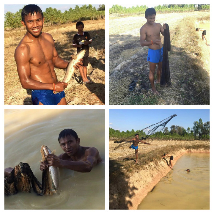 Buakaw có sở thích bắt cá