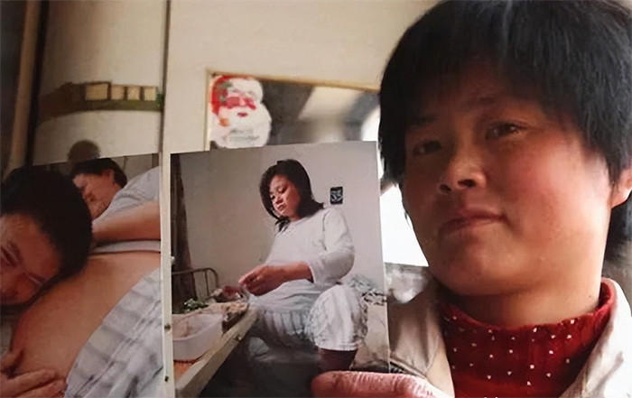 Bất chấp mệt mỏi, người mẹ quyết định giữ lại cả 5 đứa con. (Ảnh: Toutitao)