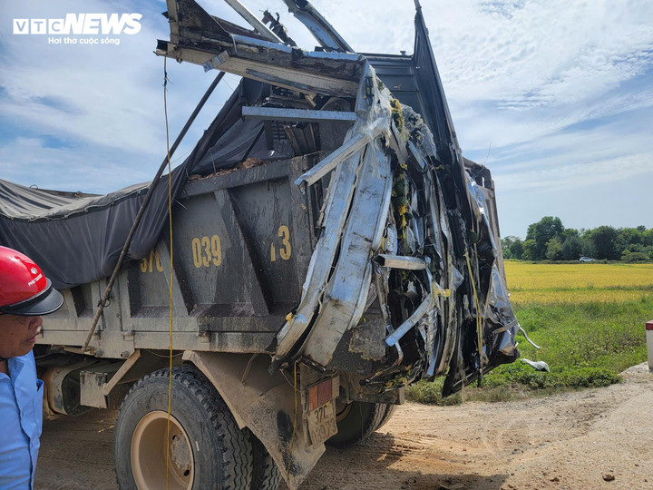 Hiện trường vụ tai nạn. (Ảnh: CTV)