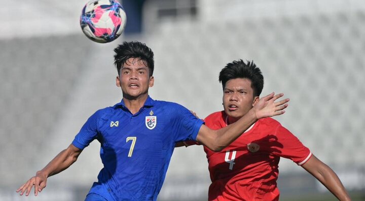 U19 Indonesia bại trận trước Thái Lan.