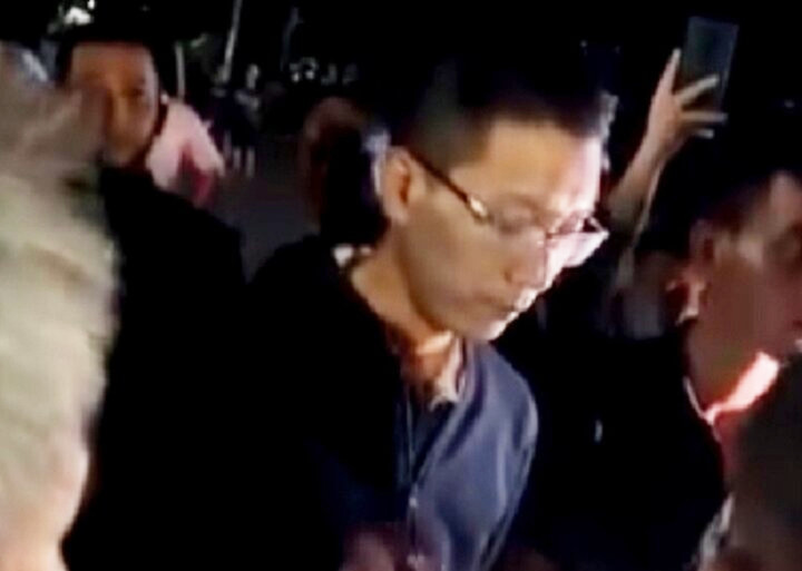 Nguyễn Hồng Phong say xỉn lái ô tô gây tai nạn chết người. (Ảnh: Người dân cung cấp).