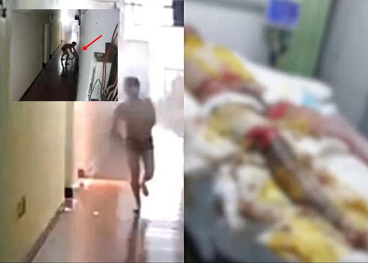 Camera giám sát cho thấy lúc đầu bạn cùng phòng nạn nhân đã cầm lấy bình cứu hỏa định dập lửa nhưng sau khi thấy lửa lan rộng đã quyết định đóng cửa, bỏ mặc nạn nhân và bỏ chạy trước.