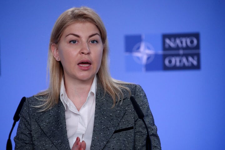 Bà Olga Stefanishina - Phó thủ tướng Ukraine phụ trách Hội nhập châu Âu. (Ảnh: Reuters)